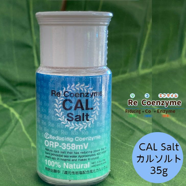 『17種類の天然ミネラル！カルシウム同時摂取！還元塩』カルソルト35g